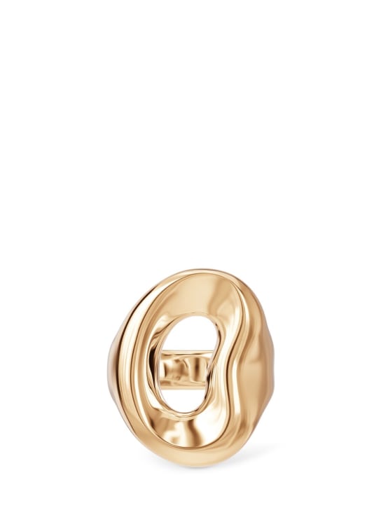 Charlotte Chesnais: Shima chunky ring - Vermeil - women_0 | Luisa Via Roma