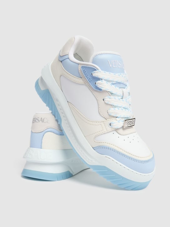 Versace: Mesh low top sneakers - men_2 | Luisa Via Roma