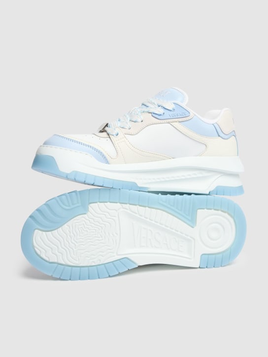 Versace: Mesh low top sneakers - men_4 | Luisa Via Roma