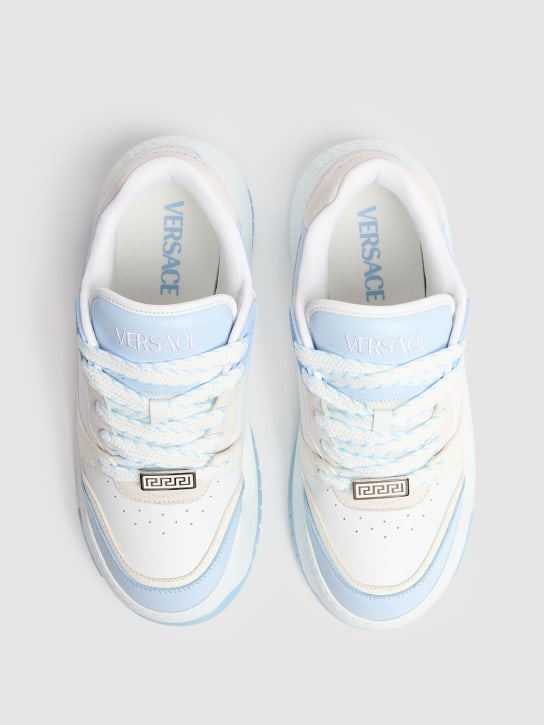 Versace: Mesh low top sneakers - men_3 | Luisa Via Roma