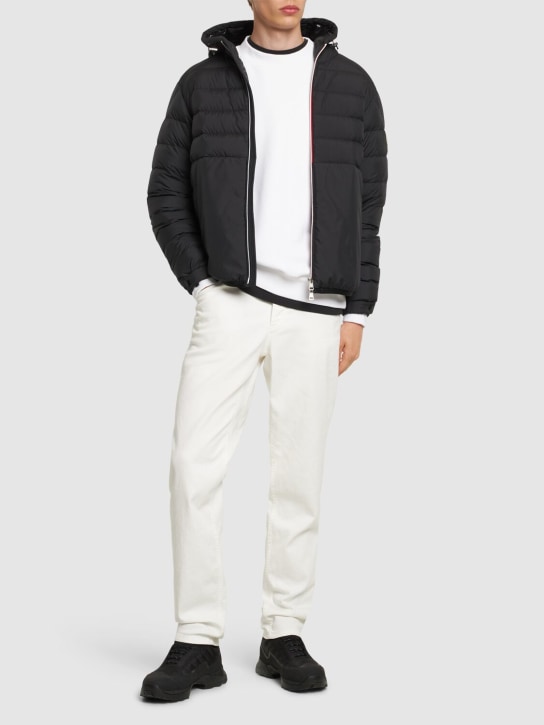 Moncler: Glarey tech down jacket - men_1 | Luisa Via Roma