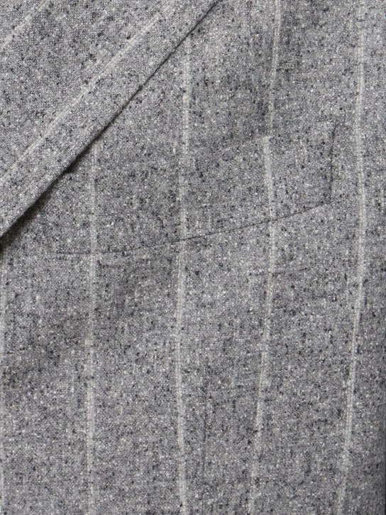 Brunello Cucinelli: Leisure silk blend suit - Light Grey - men_4 | Luisa Via Roma