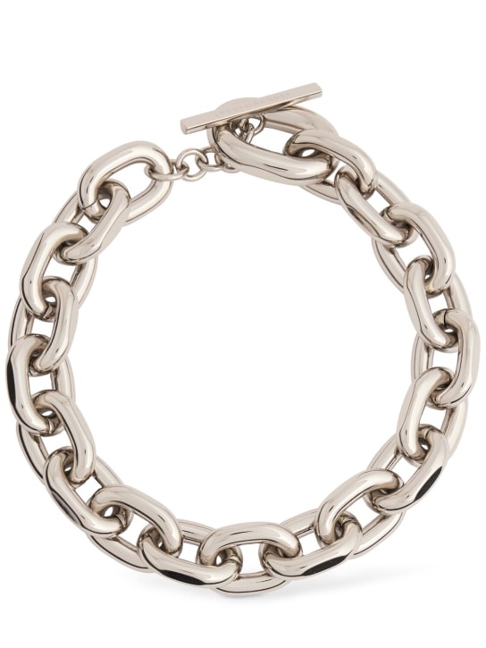 Rabanne: XL Link short chain necklace - women_0 | Luisa Via Roma