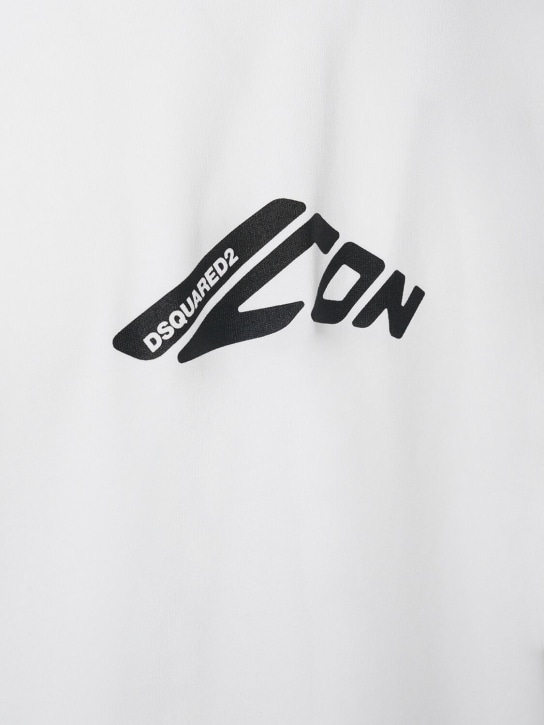 Dsquared2: Camiseta con logo - men_4 | Luisa Via Roma