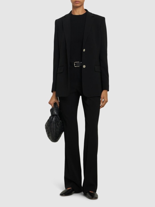 Theory: Veste relaxed à boutonnage simple - Noir - women_1 | Luisa Via Roma