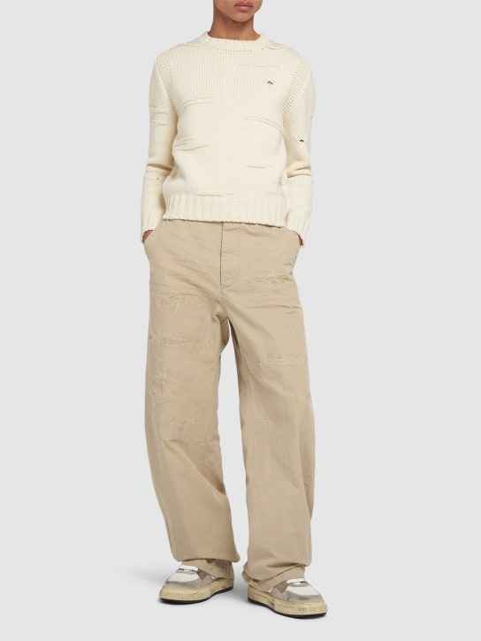 Dsquared2: Pantalones chino de algodón - men_1 | Luisa Via Roma