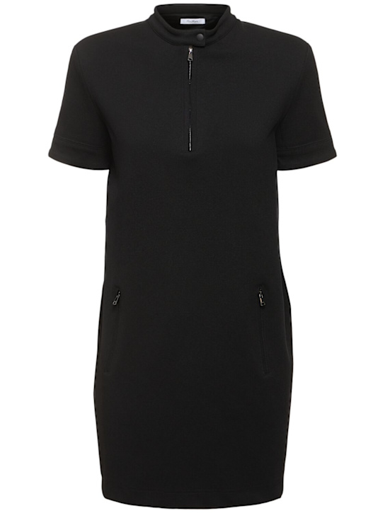 Max Mara: Lord jersey mini dress - women_0 | Luisa Via Roma