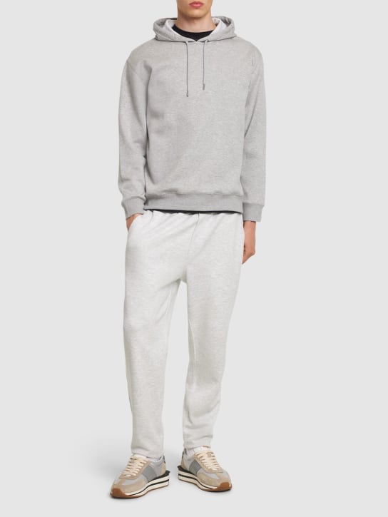 Brunello Cucinelli: Leisure sweatshirt - Grey - men_1 | Luisa Via Roma