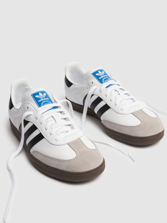 adidas Originals: Samba OG sneakers - White/Black - men_1 | Luisa Via Roma