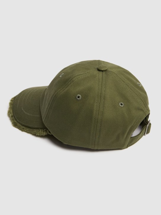 Jacquemus: La Casquette Artichaut cotton hat - Khaki - men_4 | Luisa Via Roma