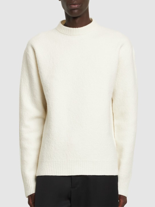 Jil Sander: Maglia in lana cotta - men_2 | Luisa Via Roma