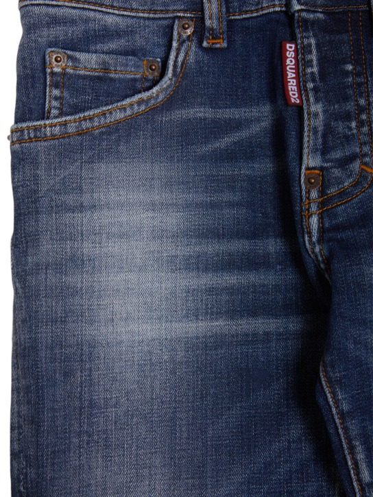 Dsquared2: Jeans aus Stretch-Baumwolle - Blau - kids-girls_1 | Luisa Via Roma