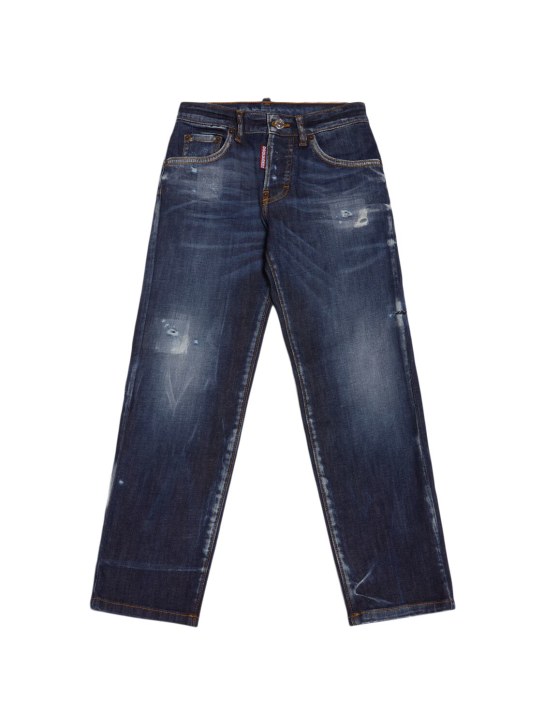 Dsquared2: Jeans aus Stretch-Baumwolle - Blau - kids-boys_0 | Luisa Via Roma