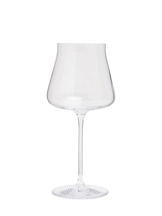 Alessi: Set of 4 Eugenia red wine glasses - Transparent - ecraft_0 | Luisa Via Roma