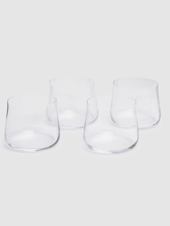 Alessi: Set of 4 Eugenia water glasses - Transparent - ecraft_1 | Luisa Via Roma