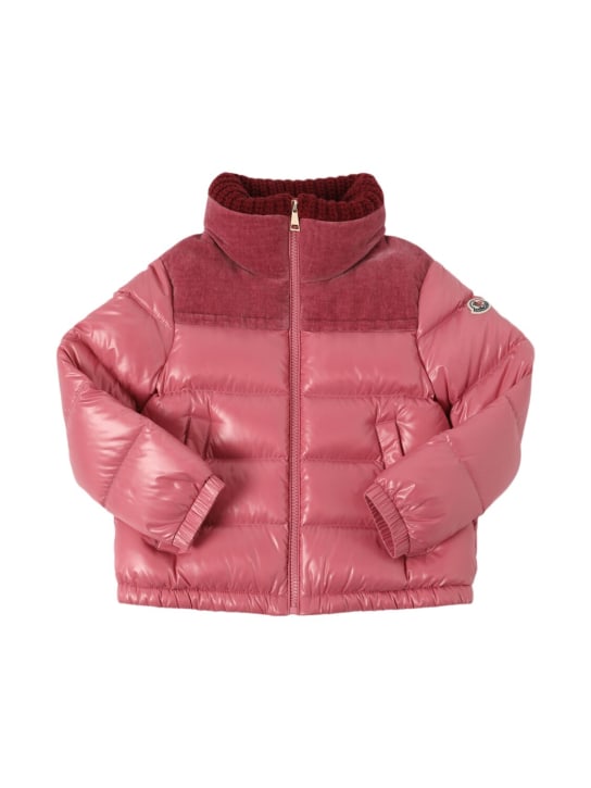 Moncler: Piumino Auffrique in nylon - kids-girls_0 | Luisa Via Roma