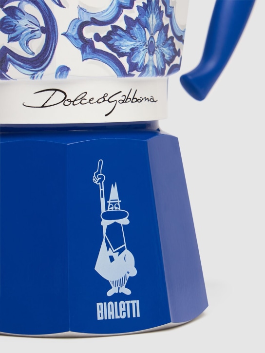 Dolce&Gabbana: Large Moka Express - Blue - ecraft_1 | Luisa Via Roma
