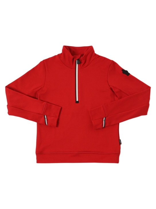 Moncler Grenoble: Tricolor tech sweatshirt - kids-boys_0 | Luisa Via Roma