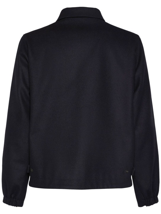 Moncler: Fredarola virgin wool down jacket - men_3 | Luisa Via Roma