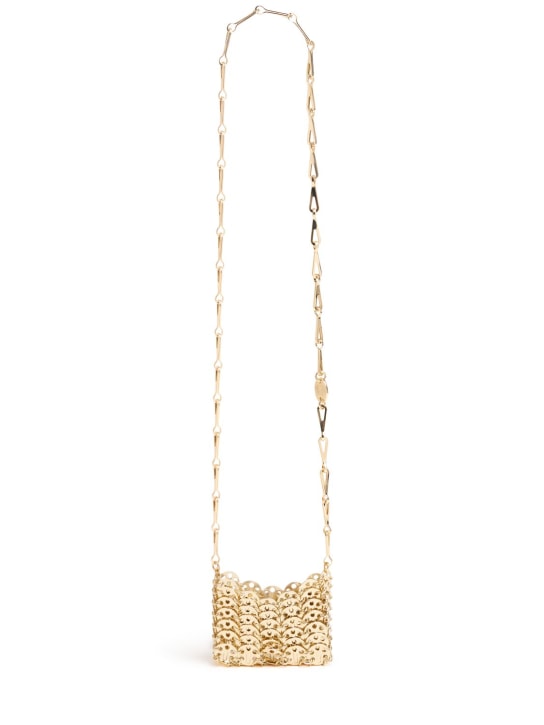 Rabanne: Micro 1969  metallic shoulder bag - women_0 | Luisa Via Roma