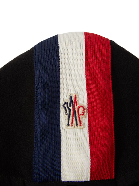 Moncler Grenoble: Stretch tech polar fleece balaclava - kids-girls_1 | Luisa Via Roma