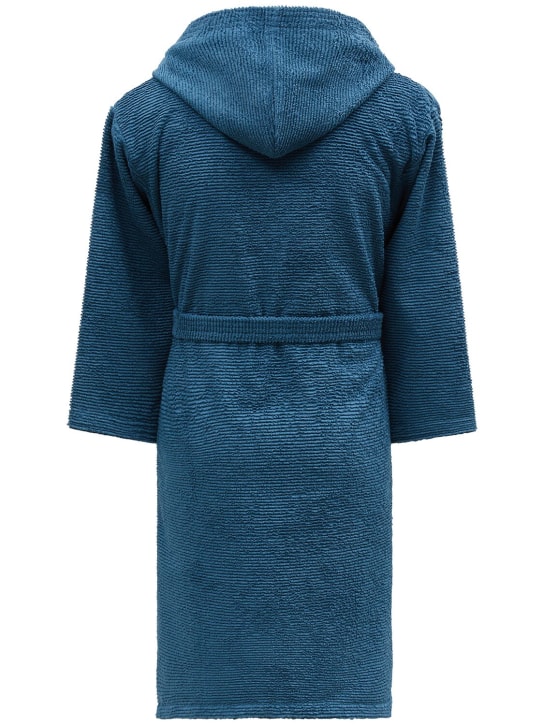 Lanerossi: Pantelleria bathrobe - Blue - women_1 | Luisa Via Roma