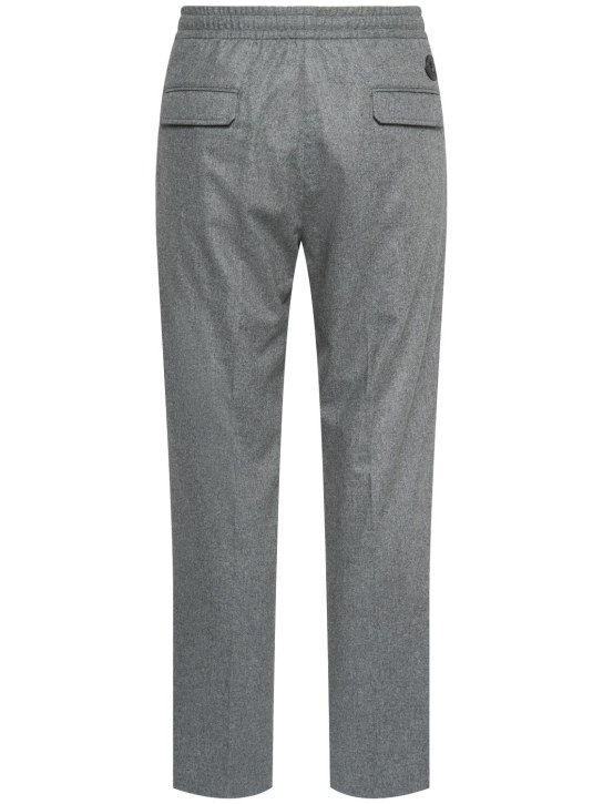 Moncler: Cashmere blend pants - men_3 | Luisa Via Roma