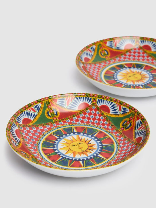 Dolce&Gabbana: Set of 2 soup plates - Sole - ecraft_1 | Luisa Via Roma