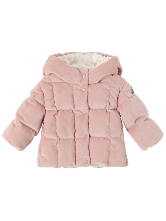 Moncler: Daunenjacke „Leah“ - Rosa - kids-girls_0 | Luisa Via Roma