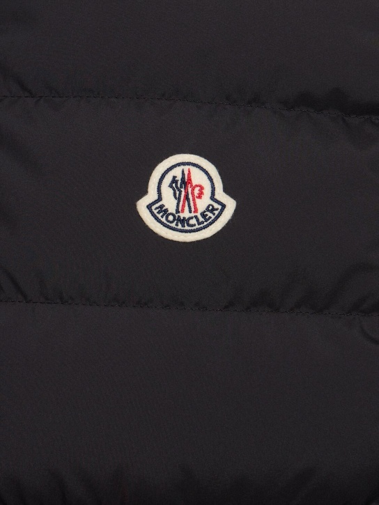 Moncler: Piumino smanicato Contrin in techno - men_3 | Luisa Via Roma