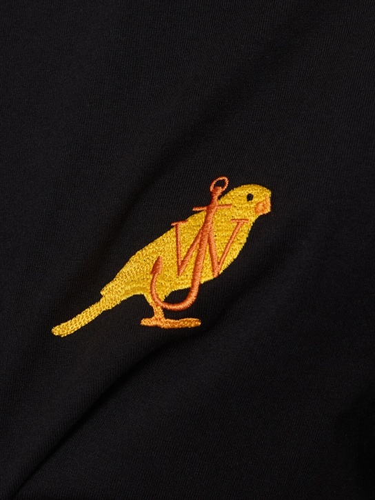 JW Anderson: Canary cotton jersey t-shirt - women_3 | Luisa Via Roma
