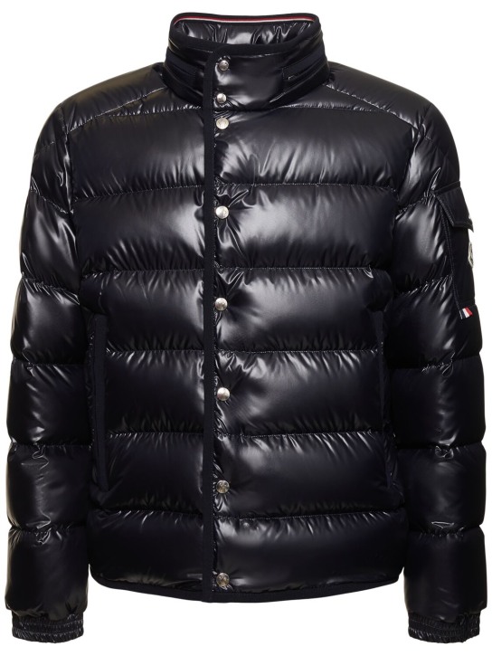 Moncler: Gourette tech down jacket - men_0 | Luisa Via Roma