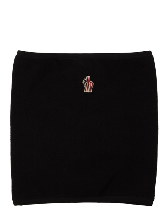 Moncler Grenoble: Stretch tech polar fleece neck warmer - kids-boys_0 | Luisa Via Roma
