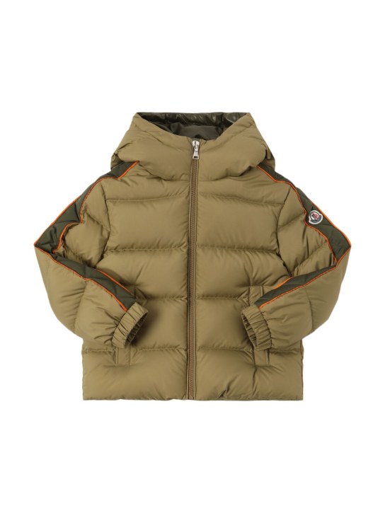 Moncler: Benton テックダウンジャケット - kids-boys_0 | Luisa Via Roma