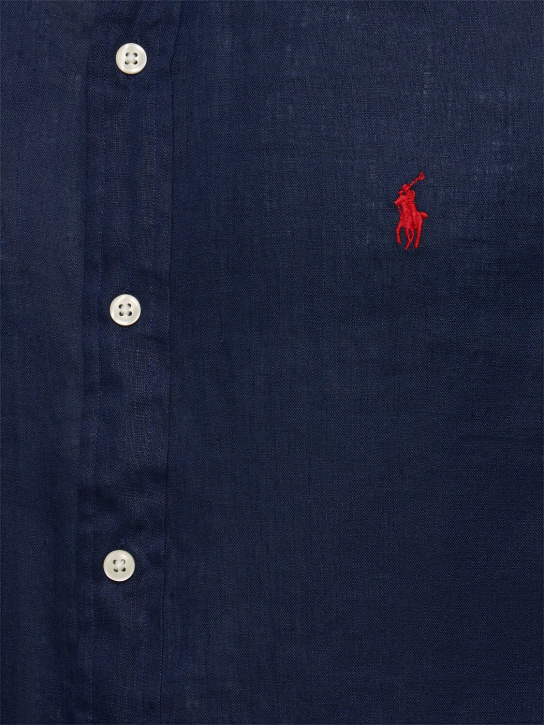 Polo Ralph Lauren: Leinenhemd - Newport Navy - men_1 | Luisa Via Roma