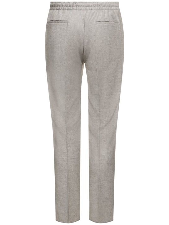 Kiton: Wool blend pants - Grey - men_4 | Luisa Via Roma