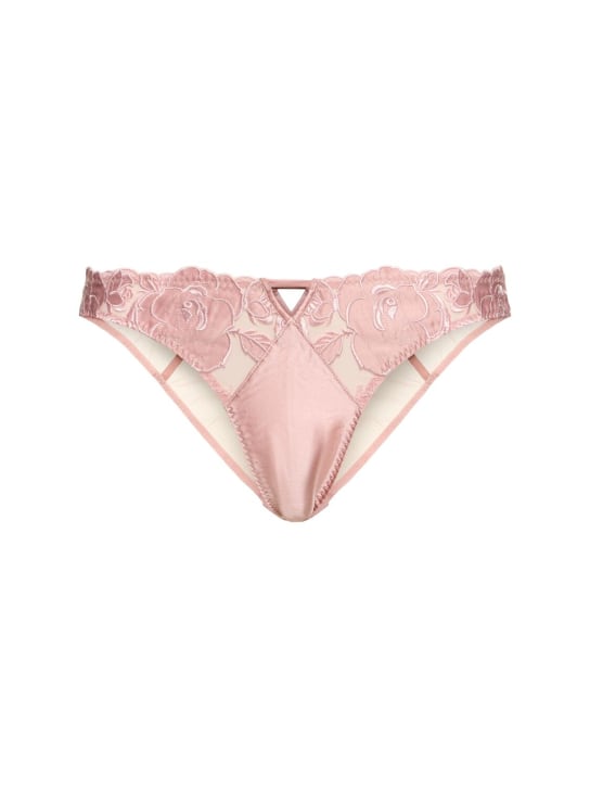 Rose logo embroidery cheeky briefs - Thumbnail 1