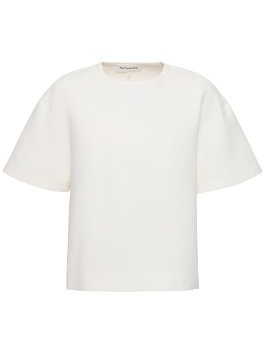 The Frankie Shop: Sierra t-shirt - Beyaz - women_0 | Luisa Via Roma