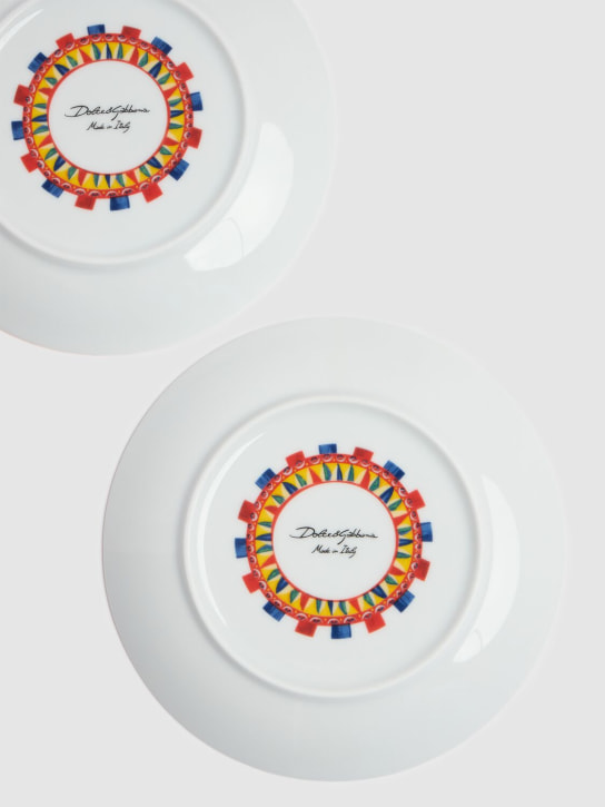 Dolce&Gabbana: Set of 2 Limoni Carretto fruit plates - Limoni - ecraft_2 | Luisa Via Roma