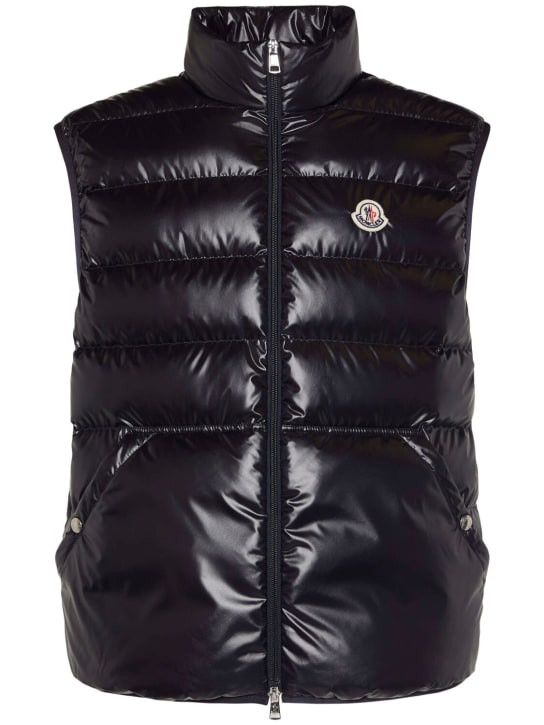 Moncler: Aube tech down vest - men_0 | Luisa Via Roma