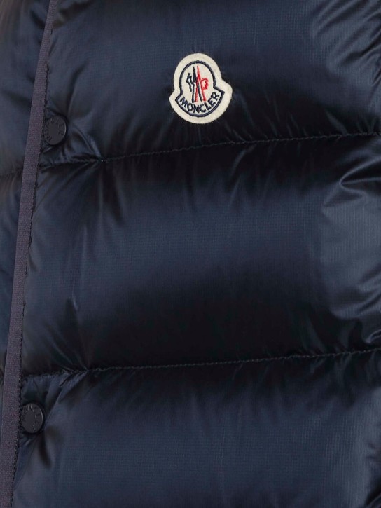 Moncler: Piumino smanicato Serot in nylon - men_3 | Luisa Via Roma