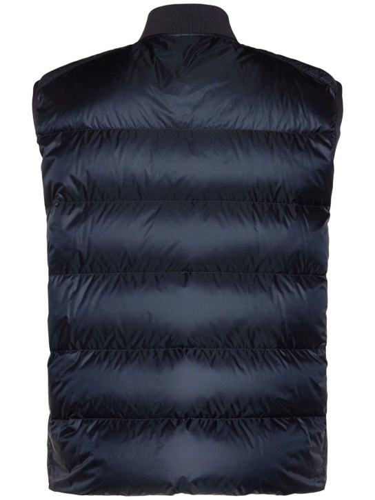Moncler: Piumino smanicato Serot in nylon - men_4 | Luisa Via Roma