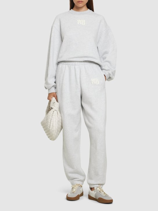 Alexander Wang: Essential classic terry sweatpants - women_1 | Luisa Via Roma