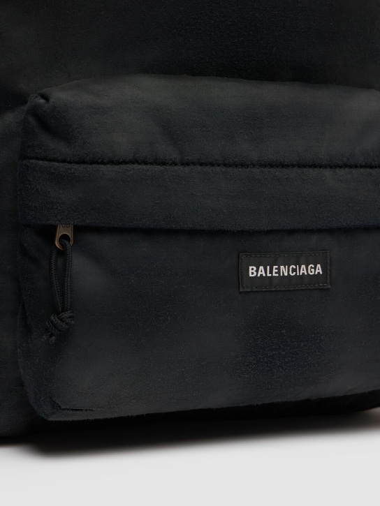 Balenciaga: Wimbledon nylon backpack - Black - men_4 | Luisa Via Roma