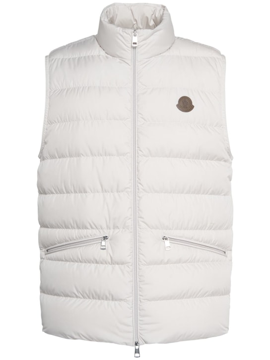 Moncler: Treompan tech down gilet - men_0 | Luisa Via Roma