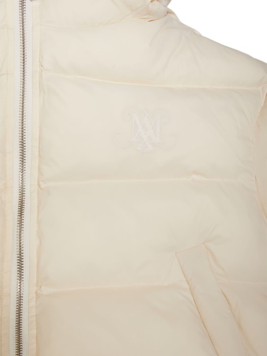 MAX&Co.: Hooded nylon puffer jacket - White - kids-girls_1 | Luisa Via Roma