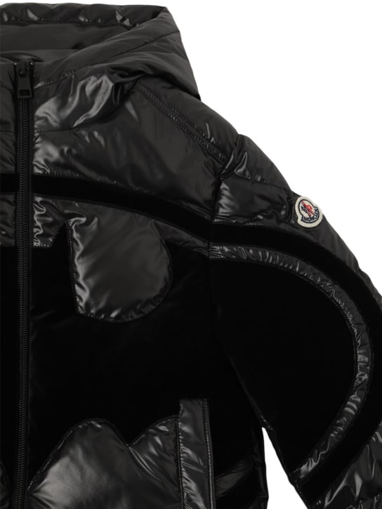 Moncler: Solander Batman テックダウンジャケット - kids-boys_1 | Luisa Via Roma