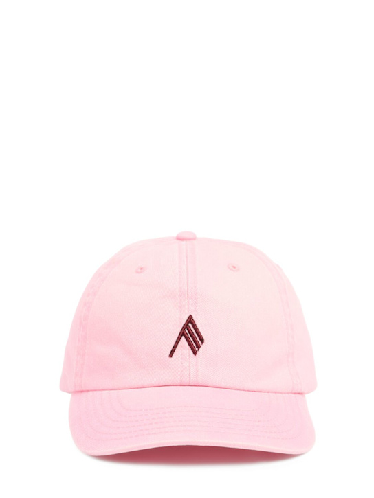 The Attico: Logo cotton baseball cap - women_0 | Luisa Via Roma
