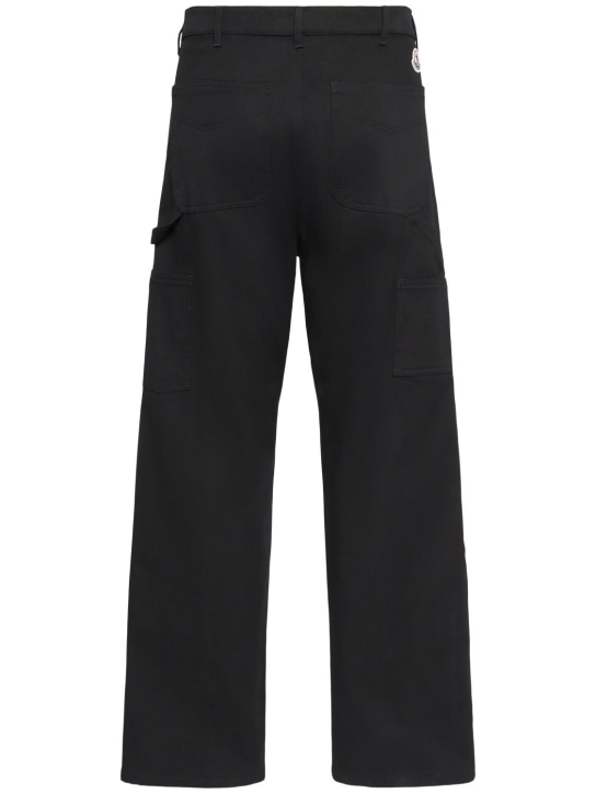 Moncler: Hose aus Baumwollmischcanvas - men_4 | Luisa Via Roma