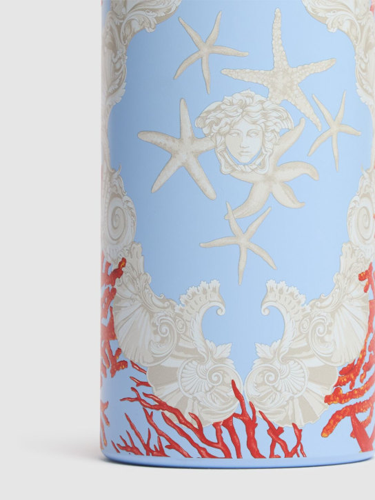 Versace: Barocco De La Mer water bottle - Mavi - ecraft_1 | Luisa Via Roma